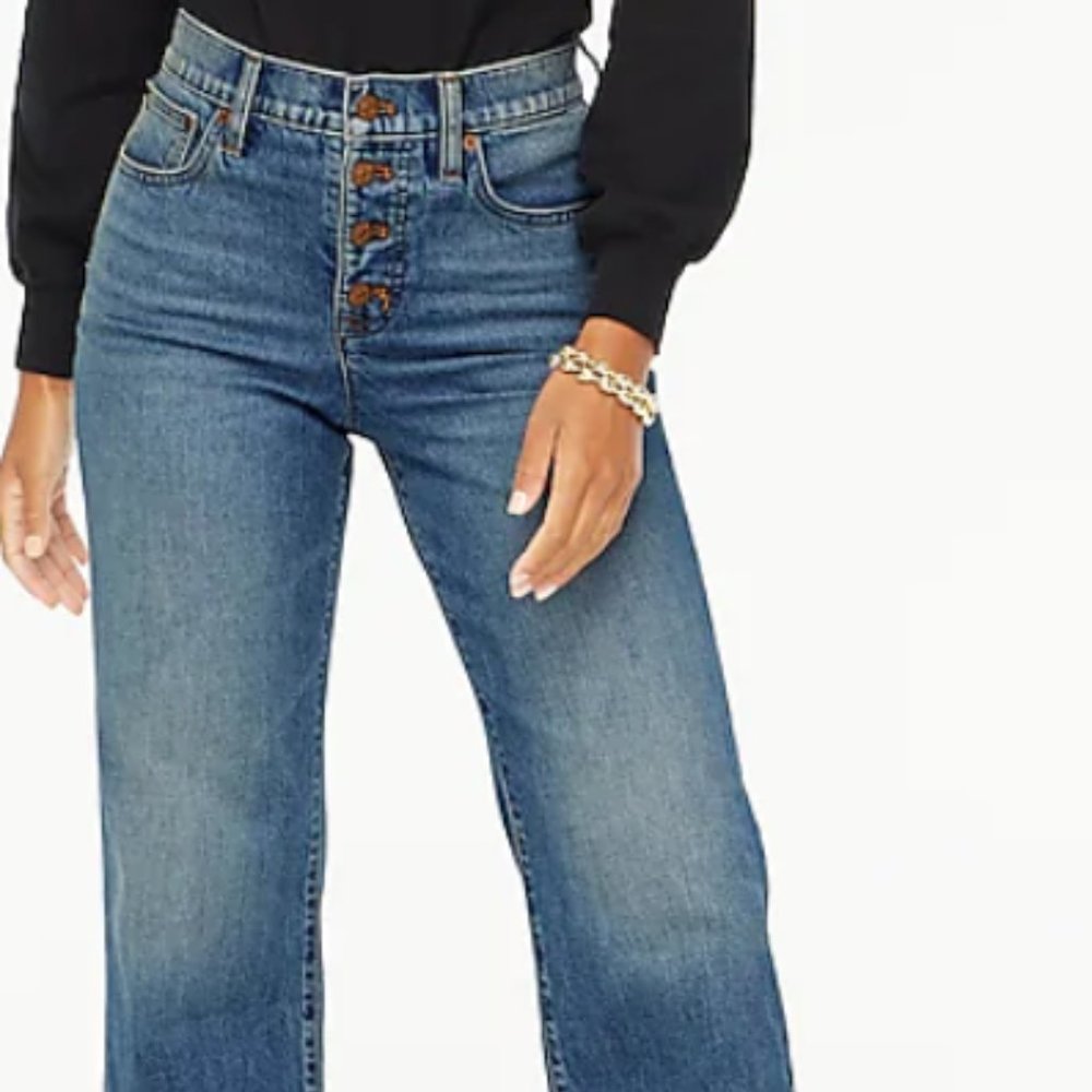 J. Crew Wide Leg Jeans